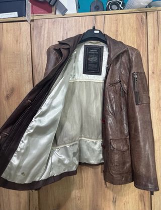 Giubbotto di pelle da uomo