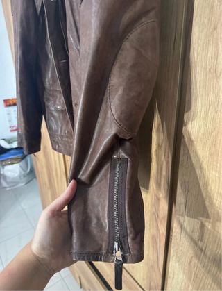 Giubbotto di pelle da uomo