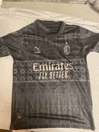 Camiseta AC Milan Puma Negra