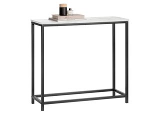 Tavolo da ingresso in marmo e metallo