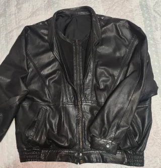 Chaqueta de cuero unisex talla 52