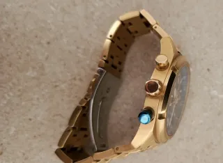 Reloj Guess Hombre Azul Dorado