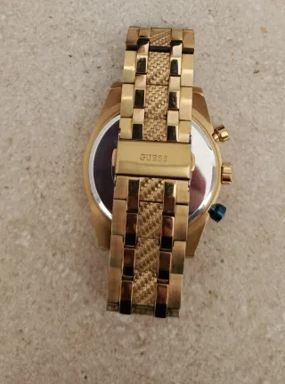 Reloj Guess Hombre Azul Dorado