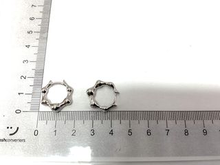 argollas plata 925mm