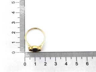 anillo oro 18k con piedra con onix t. 16 (17,84 mm)