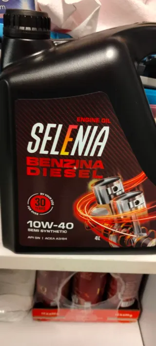 Olio motore Selenia 10W-40 Benzina Diesel