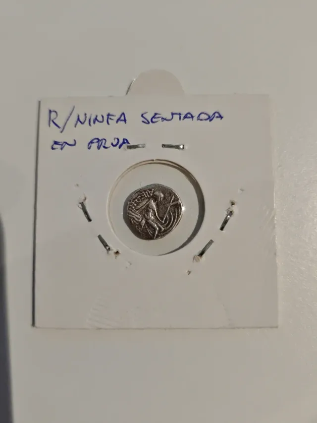 Moneda Grecia Eubea Histiáea Plata