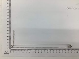 collar plata 925mm con piedra con circonita 19 5cm