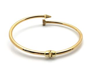pulsera oro 18k con piedra con circonita