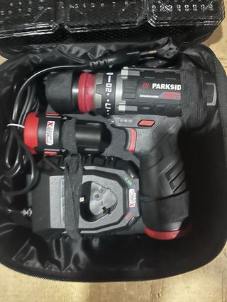Set Atornillador taladro Parkside 12v performance