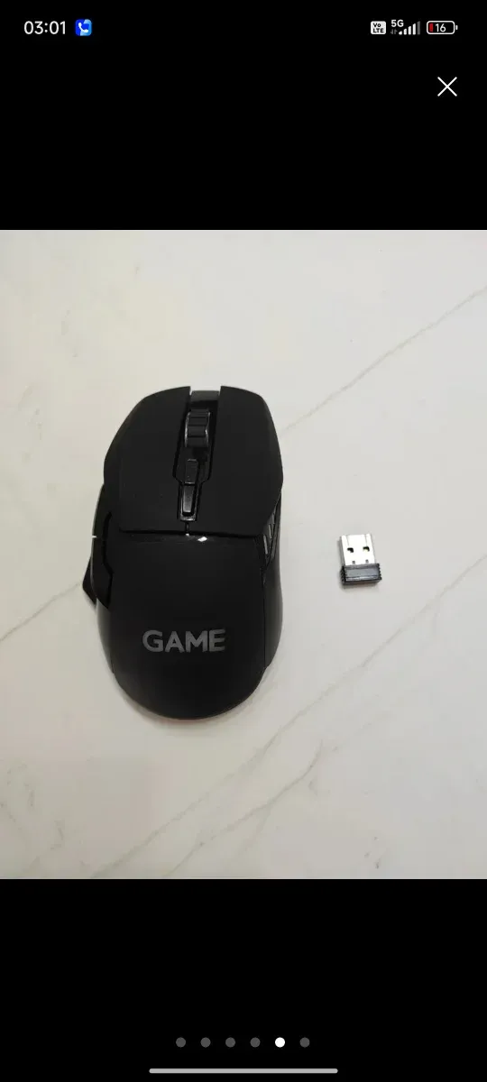Ratón Gaming Negro con RGB
