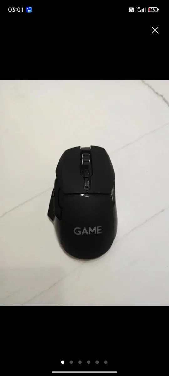 Ratón Gaming Negro con RGB