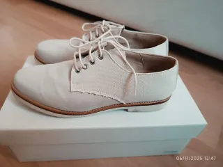 Zapatos comunión niño beige/arena