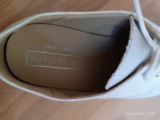 Zapatos comunión niño beige/arena