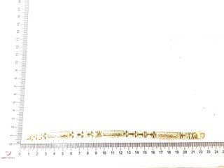 esclava oro 18k con piedra con circonita