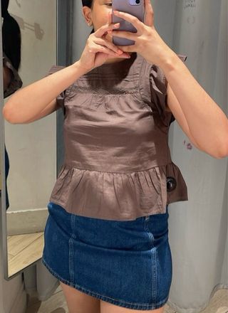 Blusa H&M con encaje