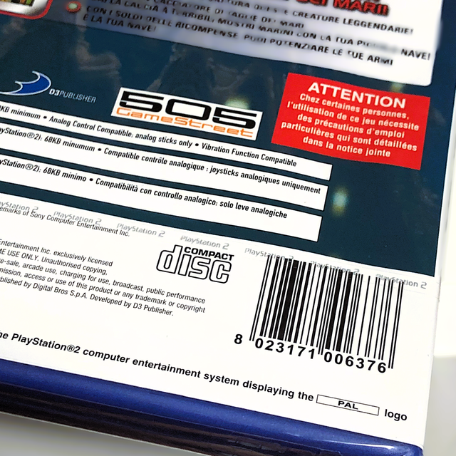 Deep Water per PS2 *Sigillato*