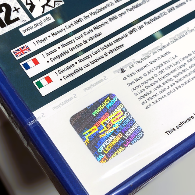 Deep Water per PS2 *Sigillato*