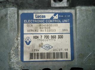 647506 7700107773 centralita renault kangoo f kc0