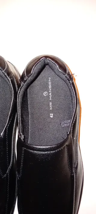 Mocasines Mr HANSEN Hombre Talla 42 Negros sin uso