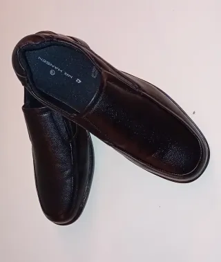 Mocasines Mr HANSEN Hombre Talla 42 Negros sin uso