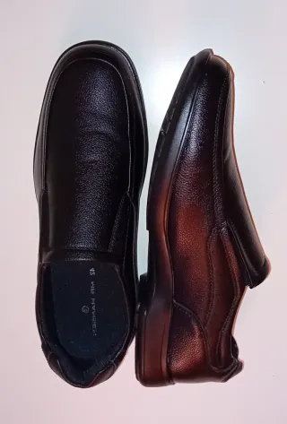 Mocasines Mr HANSEN Hombre Talla 42 Negros sin uso