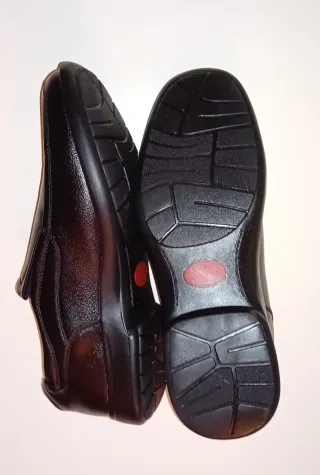 Mocasines Mr HANSEN Hombre Talla 42 Negros sin uso