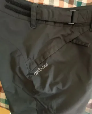 Pantalón de esquí negro, talla 38/40