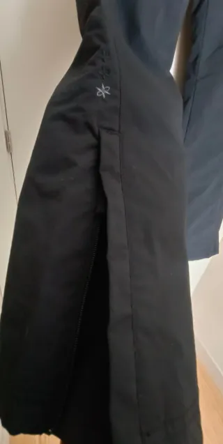 Pantalón de esquí negro, talla 38/40