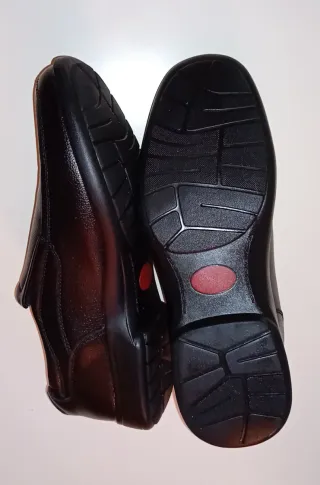 Mocasines R HANSEN Talla 42 Negro Sin Uso