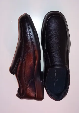 Mocasines R HANSEN Talla 42 Negro Sin Uso