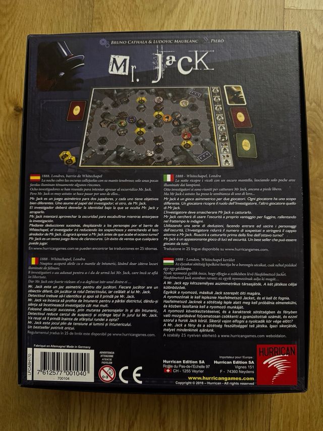 Juego de mesa Mr. Jack