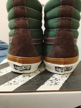 Botas Vans SK8-Hi Marrones y Verdes