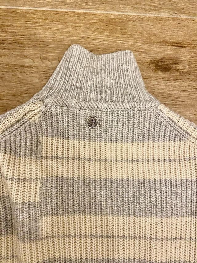 Maglione Camomilla a collo alto a righe