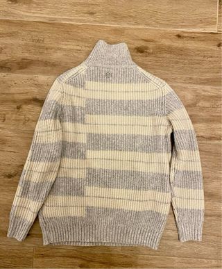 Maglione Camomilla a collo alto a righe