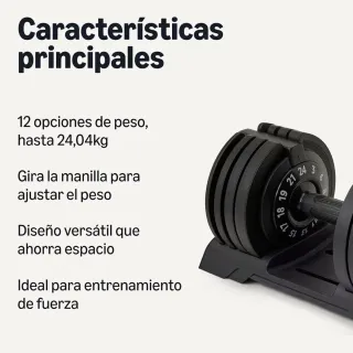 Mancuerna Ajustable Amazon Basics nuevas