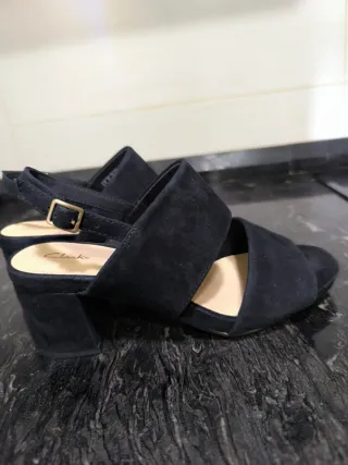 Sandalias Clarks Negras