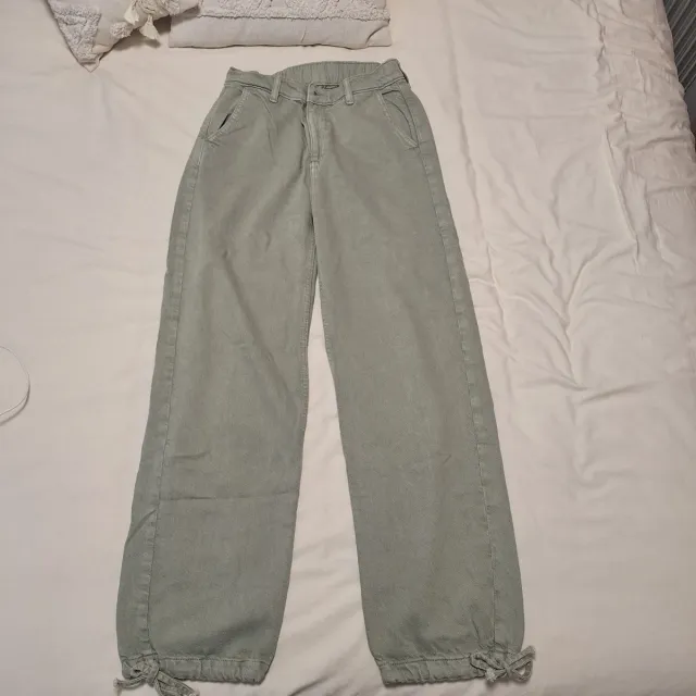 Pantalón Zara Verde Talla XS/S