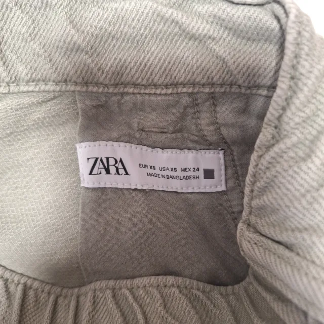 Pantalón Zara Verde Talla XS/S