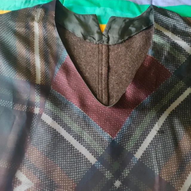 Maxi abito fantasia tartan