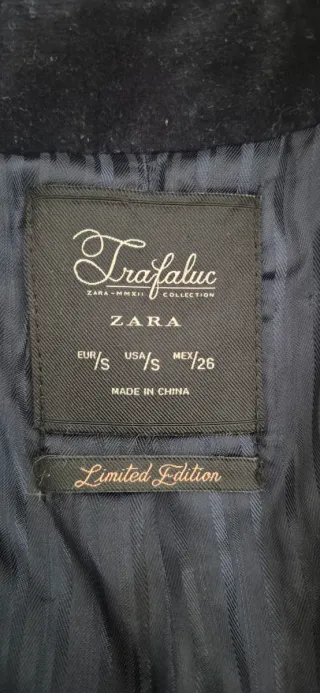 Chaqueta Zara Militar Bordados Dorados