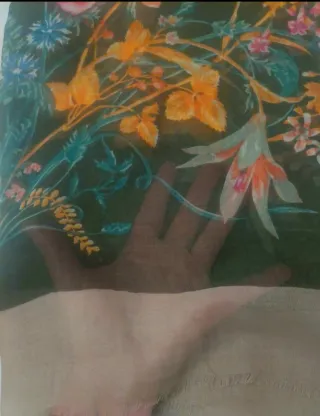 Fular de flores nuevo