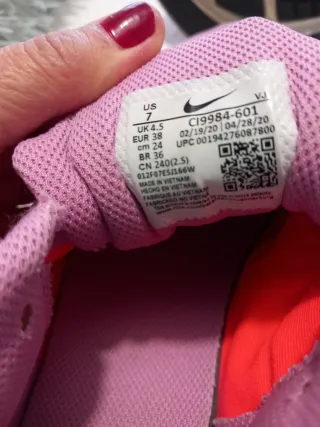 Zapatillas Nike Rosa Talla 38
