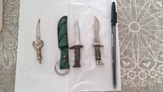 Miniature di coltelli