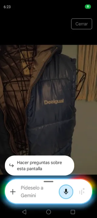 Chaleco Unisex Desigual Azul Talla L