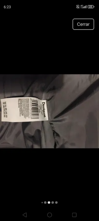 Chaleco Unisex Desigual Azul Talla L