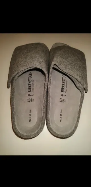 Birkenstock Fear of God Grigio Tg 43