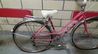Bicicleta Vintage Rosa Restaurada