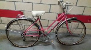 Bicicleta Vintage Rosa Restaurada
