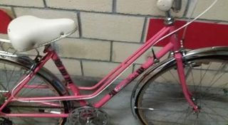 Bicicleta Vintage Rosa Restaurada